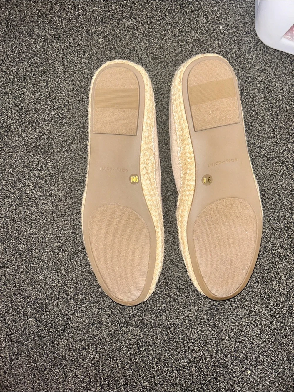 Easy Spirit Beige Slip-On Espadrilles